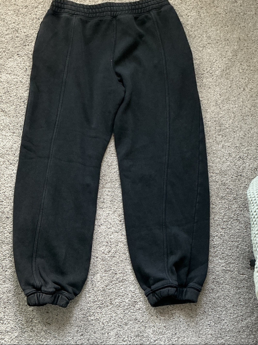 FP Movement by Free People Sprint to the Finish Sweatpants ~ Mineral Wash Black - Picture 15 of 16